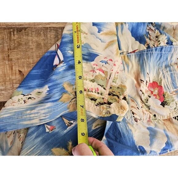 Lands' End Hoffman Fabrics Tropical Print Swim Trunks Men's Size 36-38 - Picture 7 of 8